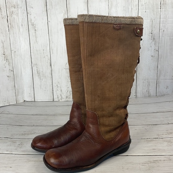 Ugg Smithfield Leather Knee Boots - Picture 2 of 15